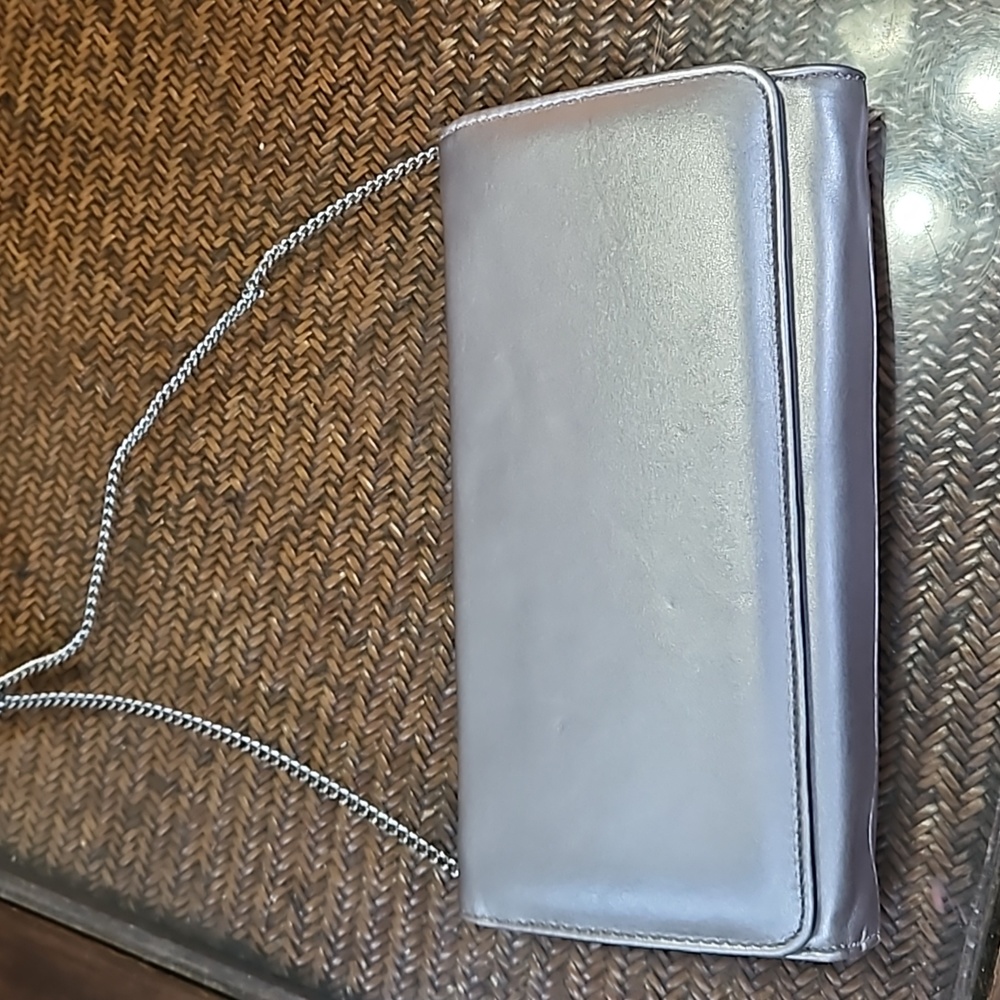 Van Dal champagne clutch/purse